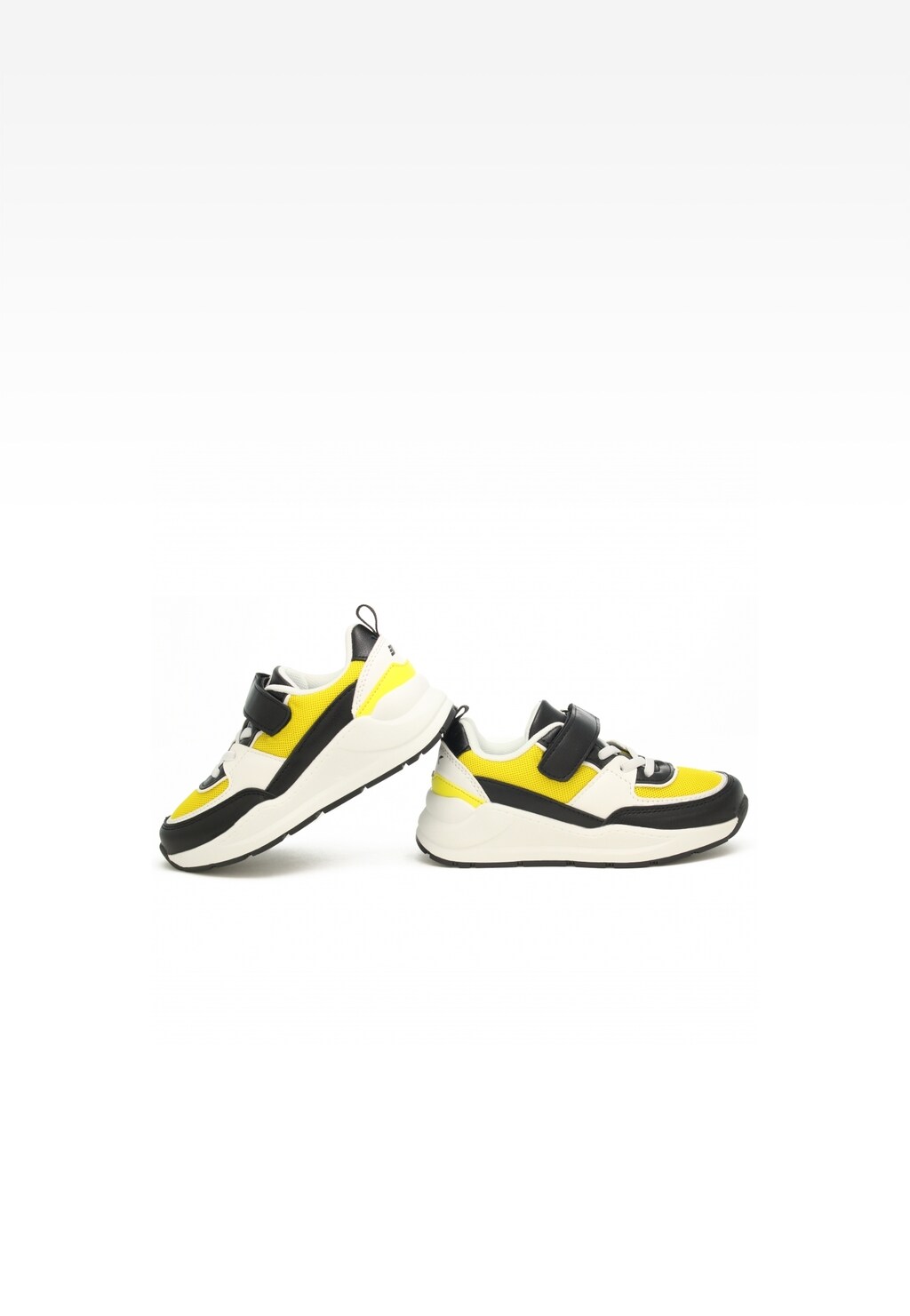 Półbuty BARTEK 15541007, czarno-żółty Widok 6