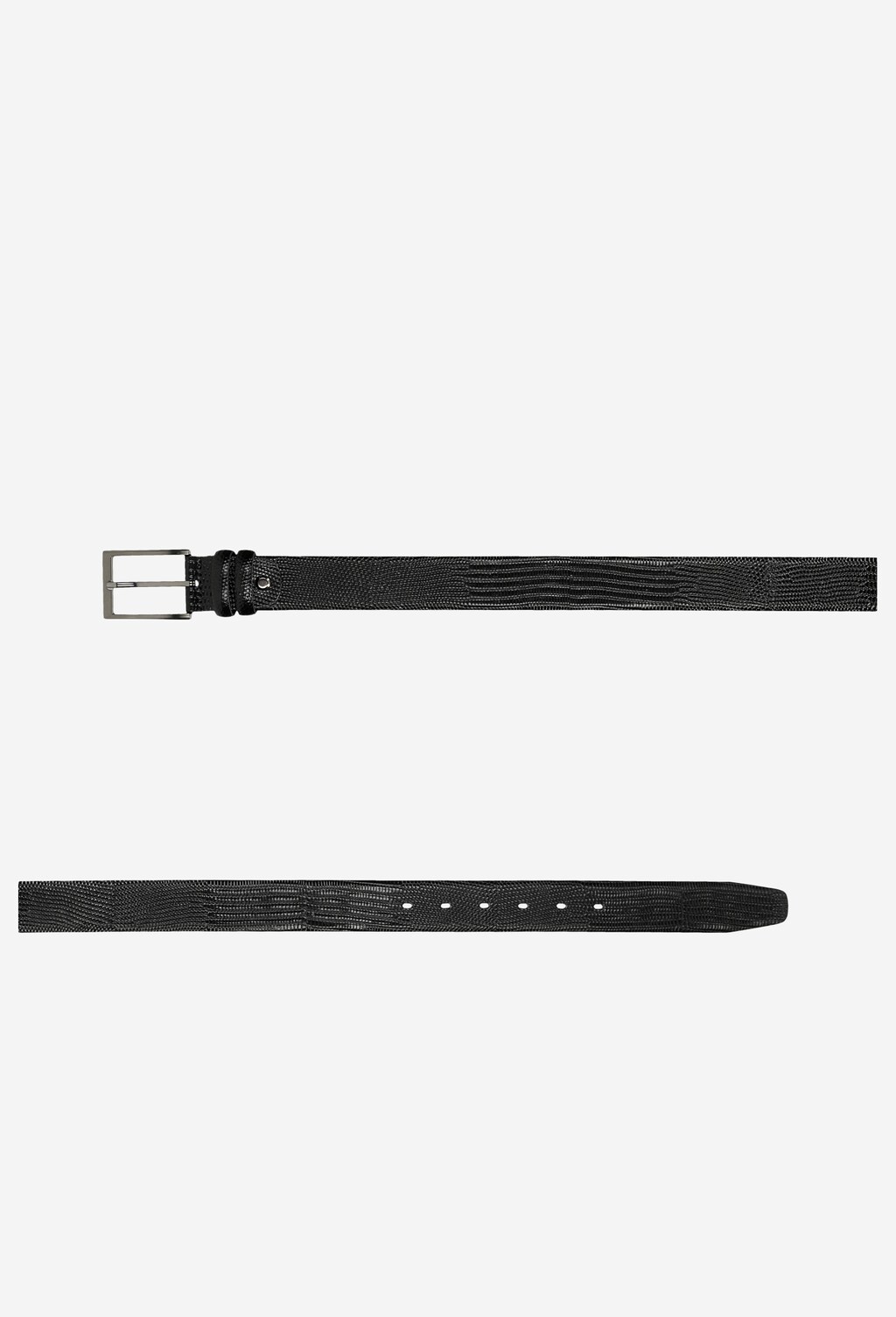 Pánsky opasok zo štruktúrovanej lícovej kože 93049-51 Widok 3