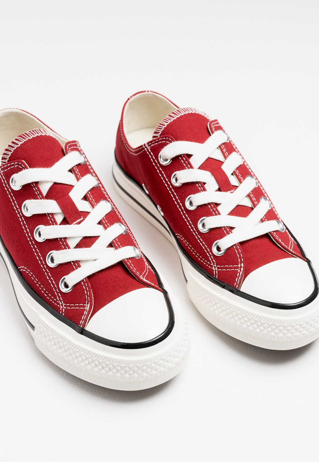 WJS materiałowe trampki damskie w kolorze bordowym WJS64020-12 Widok 5