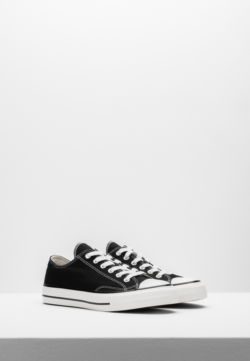 WJS czarne trampki męskie w stylu casual WJS10002-11 Widok 5