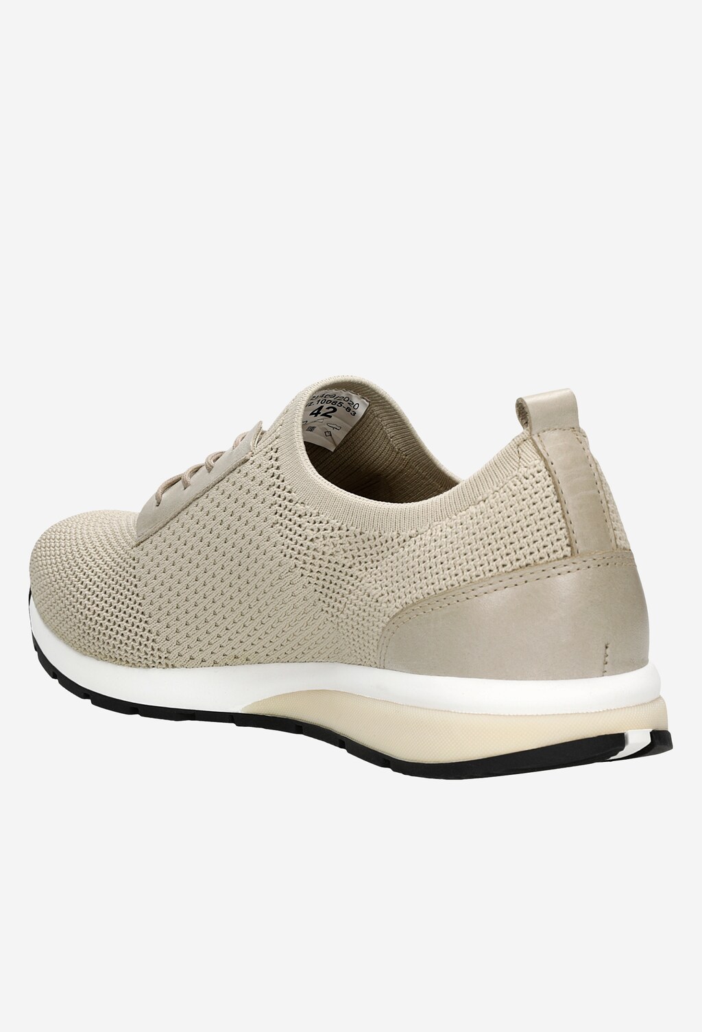 Béžové pánske tenisky zo syntetického materiálu a kože 10085-83 Widok 4