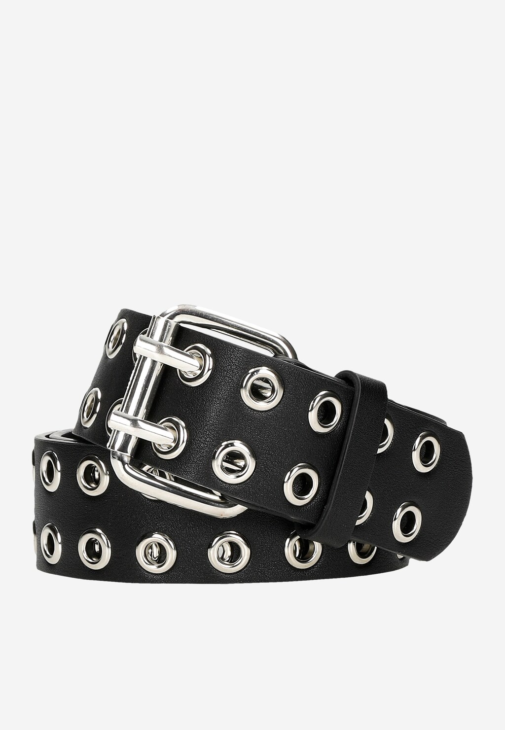 WJS czarny pasek damski z kwadratową klamrą WJS91008-51 Widok 1