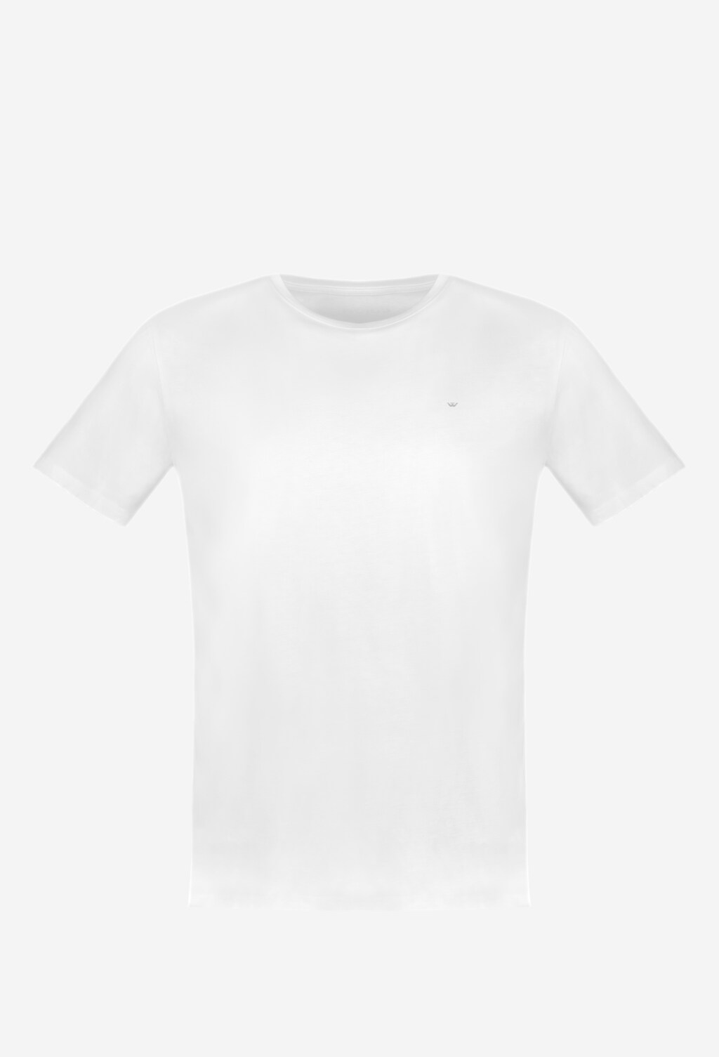 Biała koszulka męska basic 98005-89 Widok 1