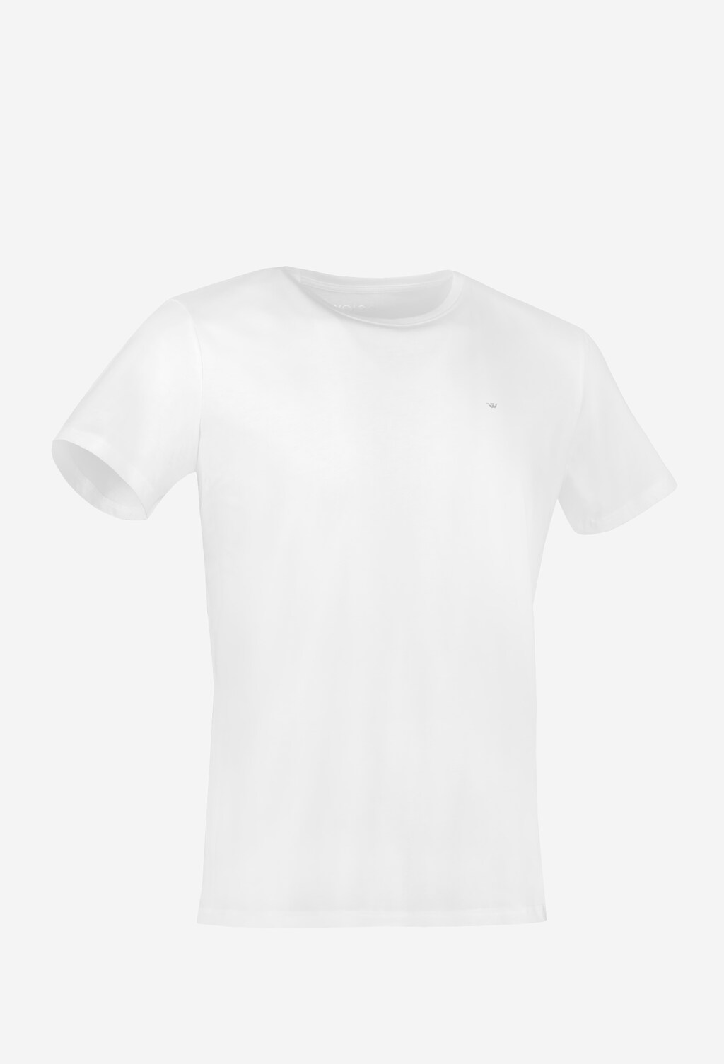 Biała koszulka męska basic 98005-89 Widok 2