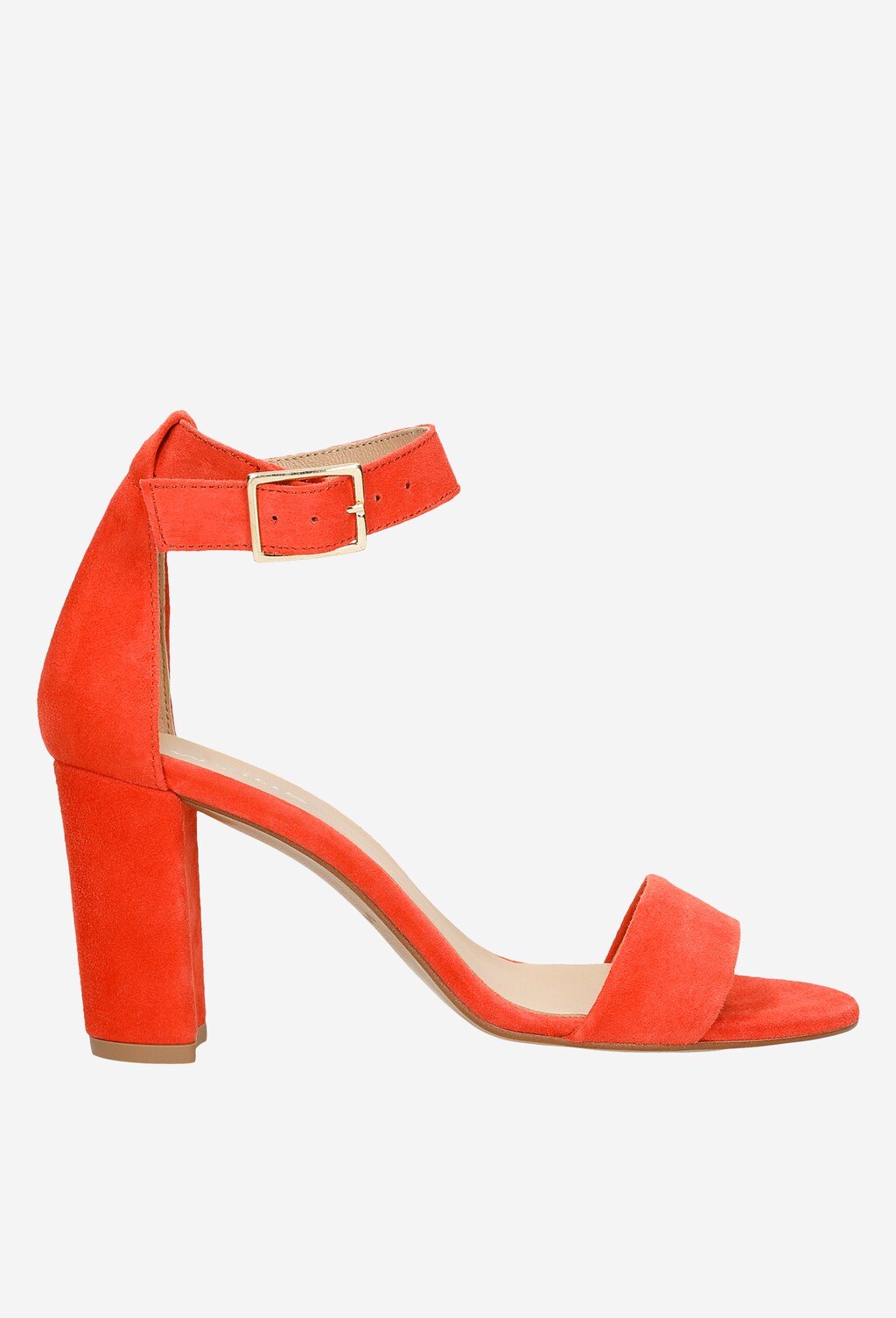 Dámske sandále elegantné na leto v červenej farbe 76028-65 Widok 2