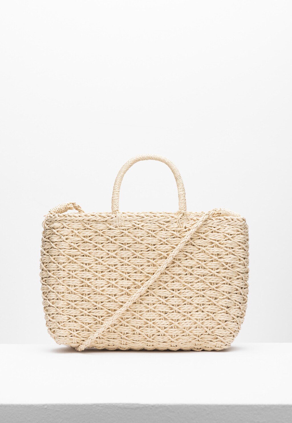 WJS beżowa torebka damska rattanowa WJS76023-64 Widok 2