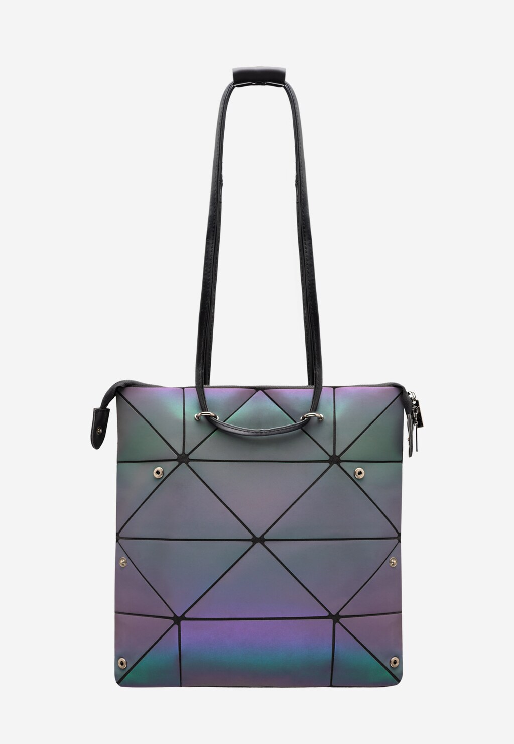 WJS holograficzna torebka damska z geometrycznym wzorem WJS76024-86 Widok 2