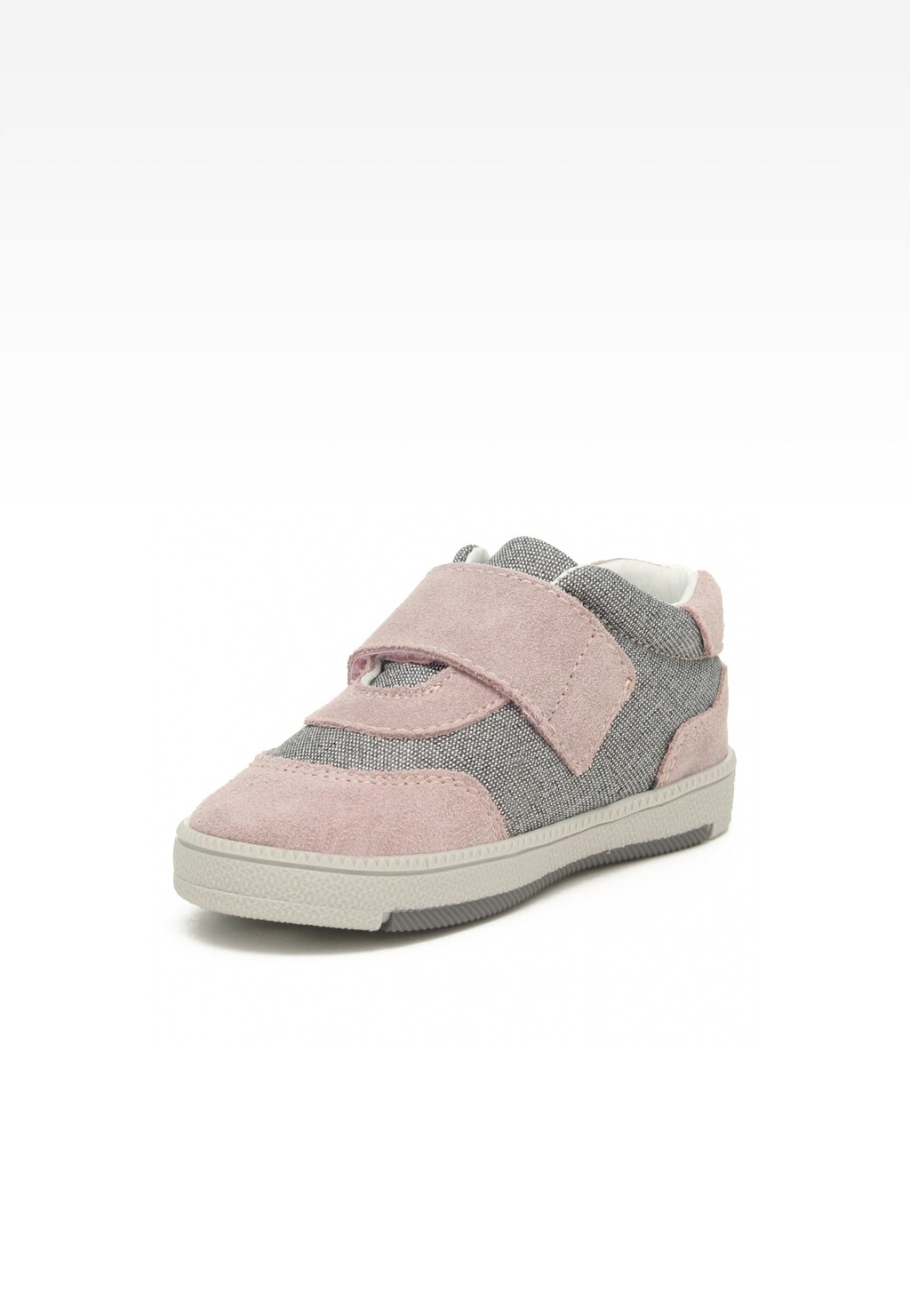 Sneakers BARTEK 11141009, dla dziewcząt, różowo-szary Widok 3