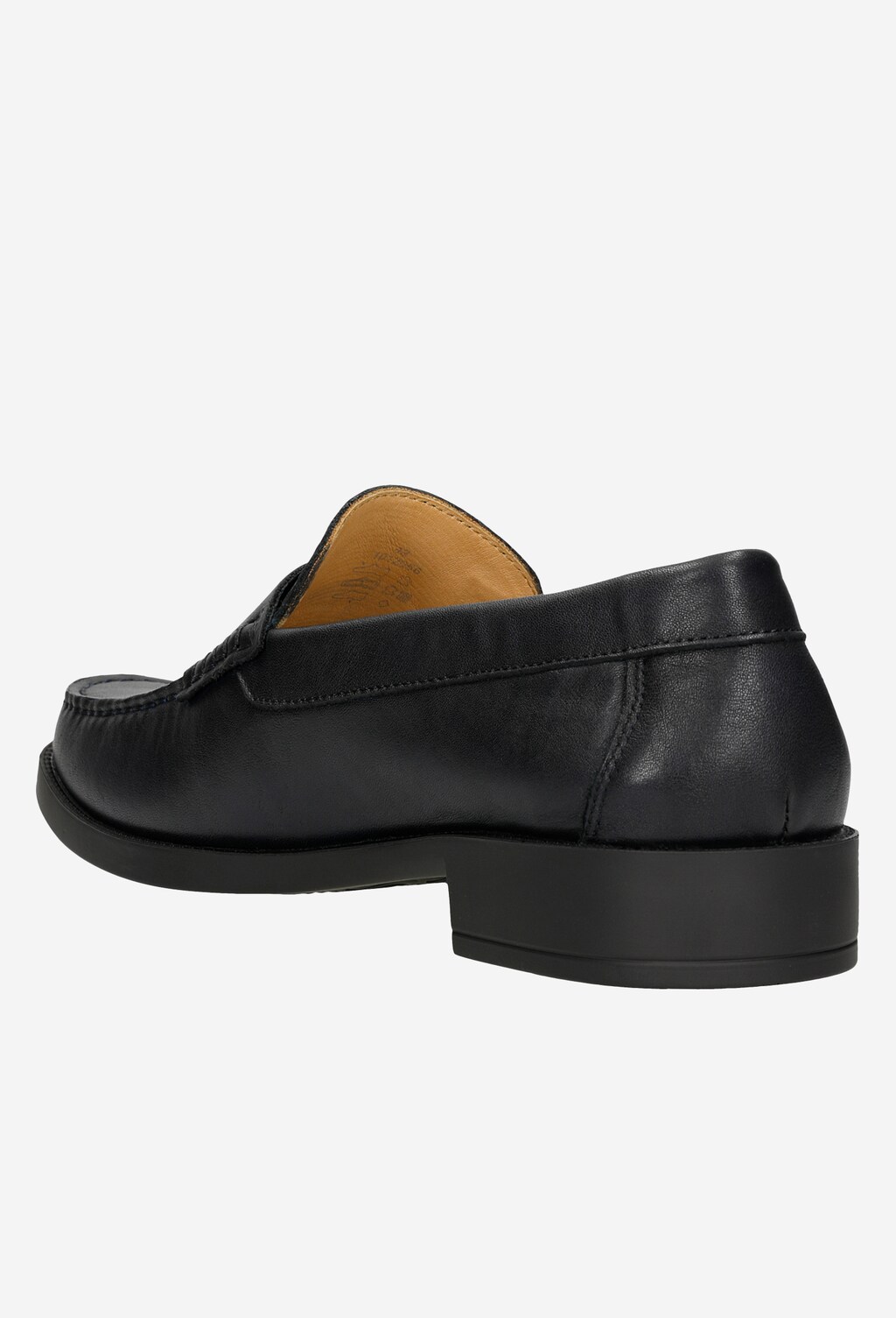 Granatowe loafersy męskie skórzane  10120-56 Widok 3