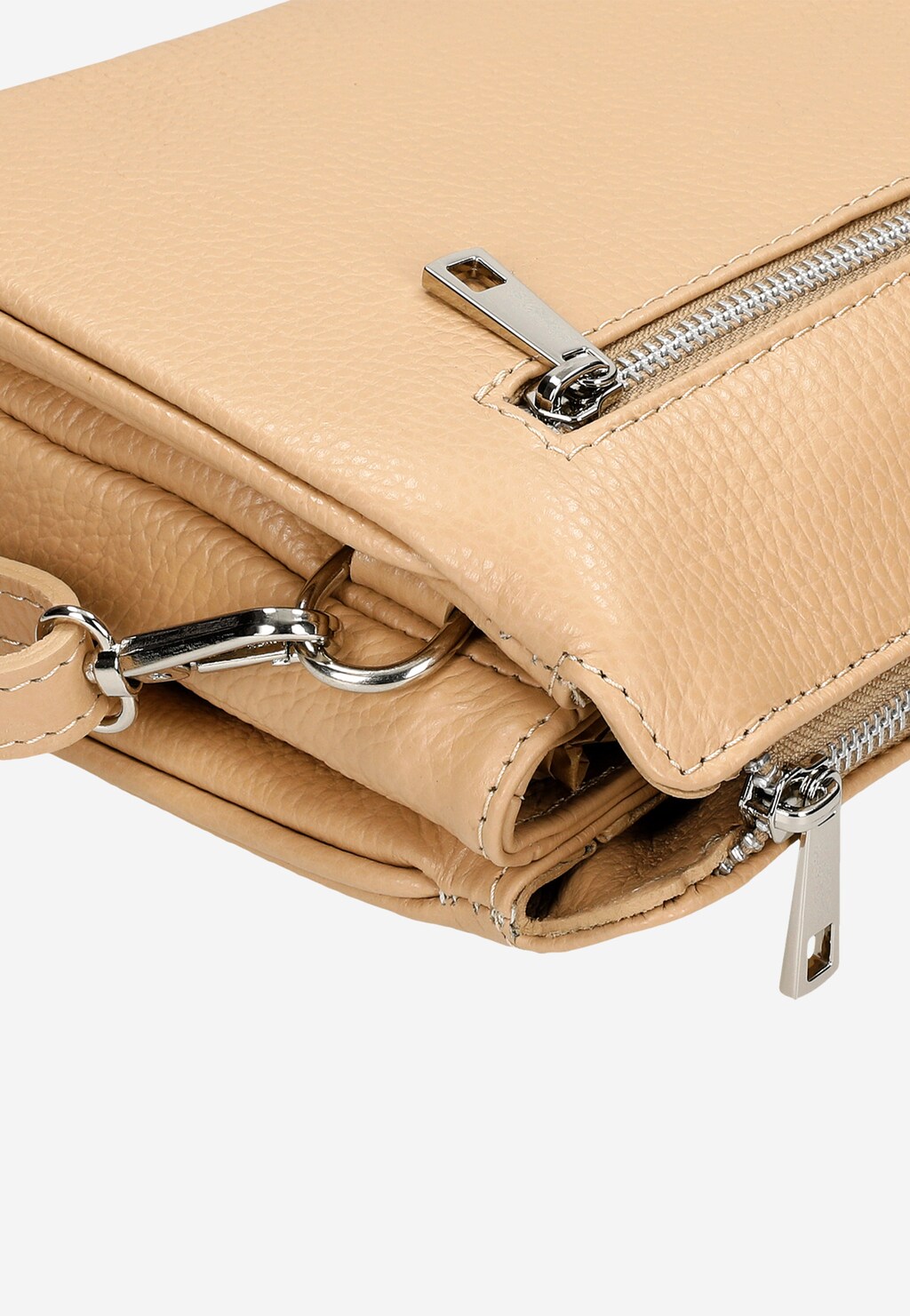 Klasyczna beżowa torebka damska  80134-54 Widok 7