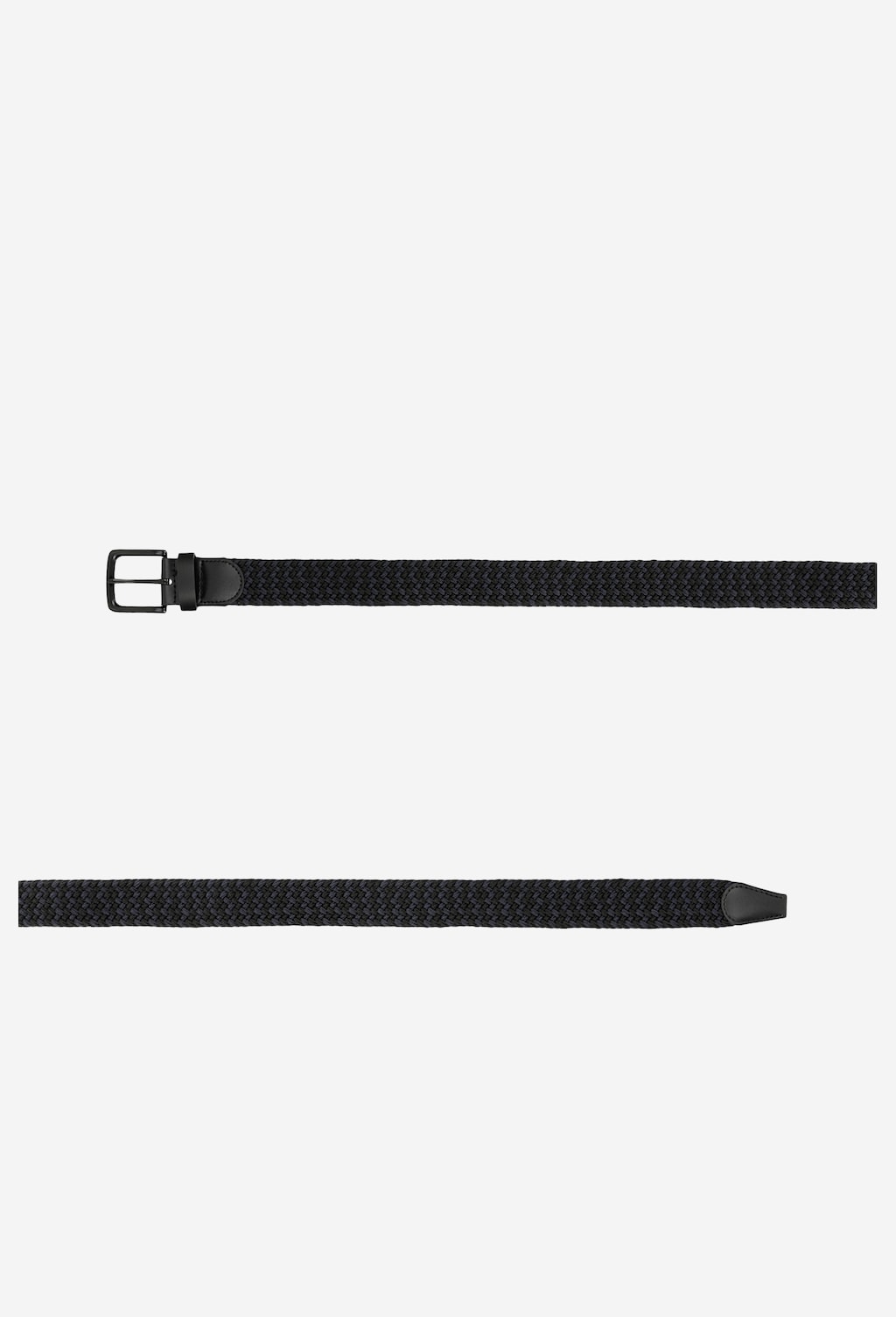 Kožený pásek pánský v černé, šedé a granátové barvě  93035-81 Widok 3