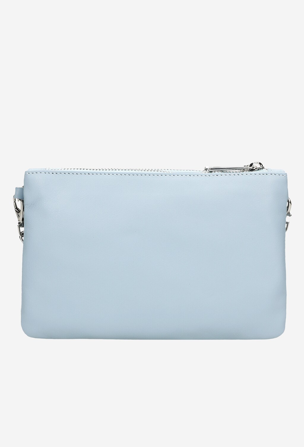 Něžná světle modrá dámská kabelka z kvalitní kůže 80116-56 Widok 4