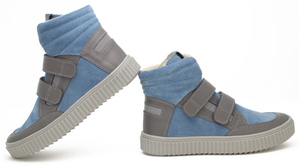 Trzewiki BARTEK 4435-6BBP, niebiesko-szary Widok 6