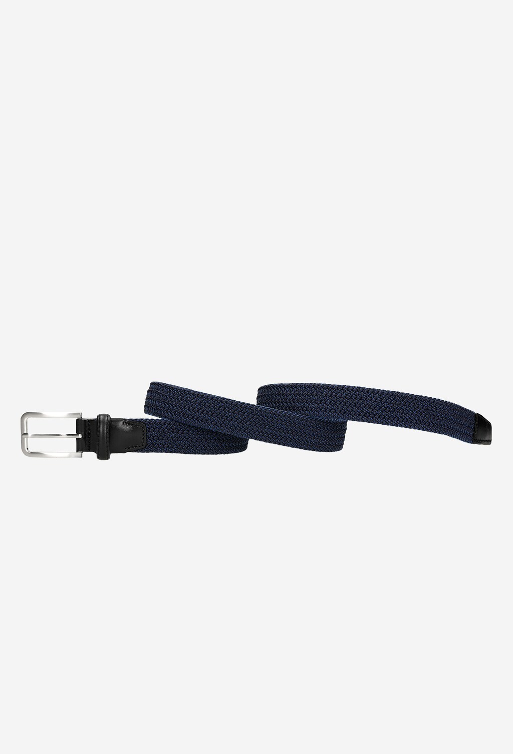 Granatowy materiałowy pasek męski 93034-86 Widok 2