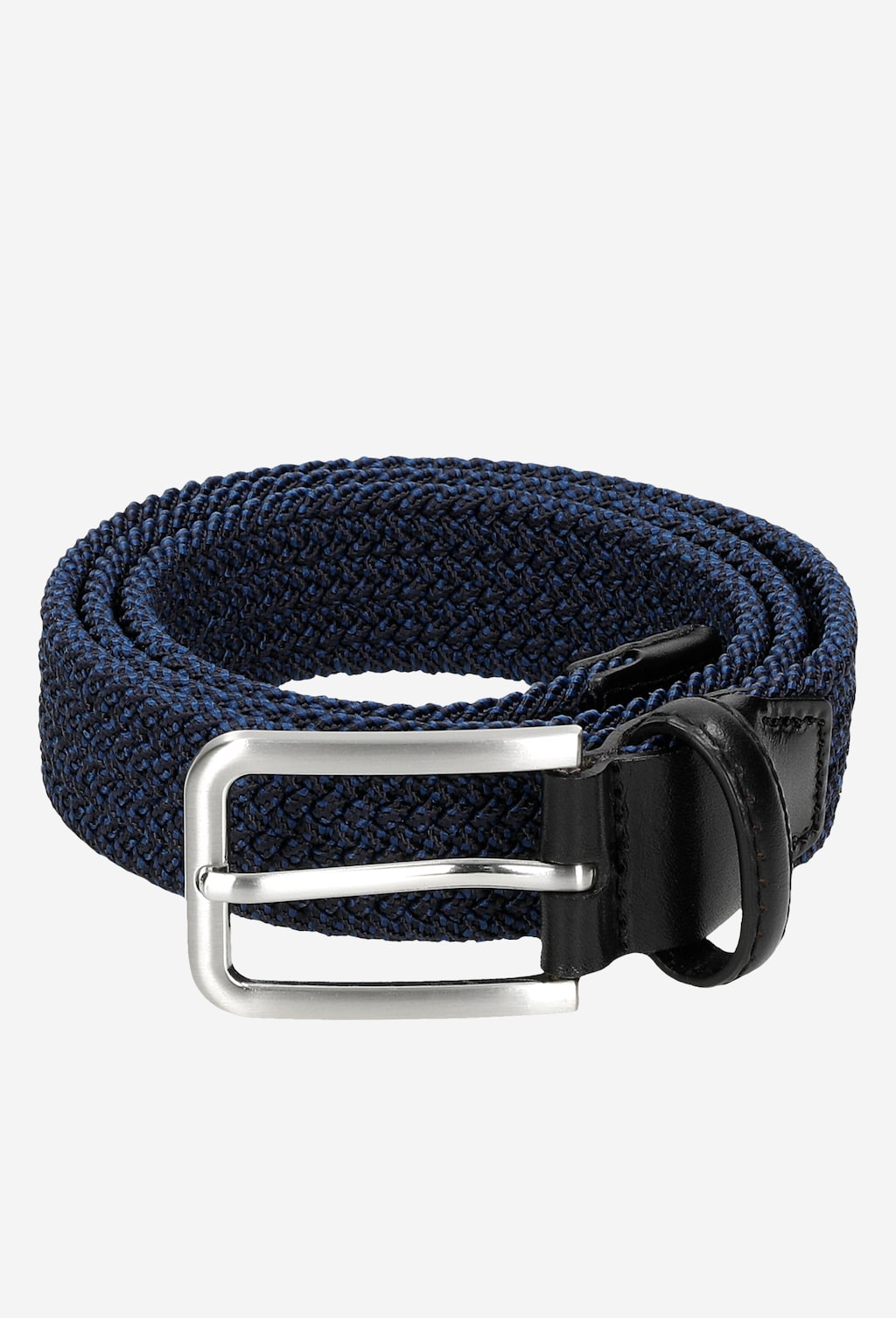 Granatowy materiałowy pasek męski 93034-86 Widok 5