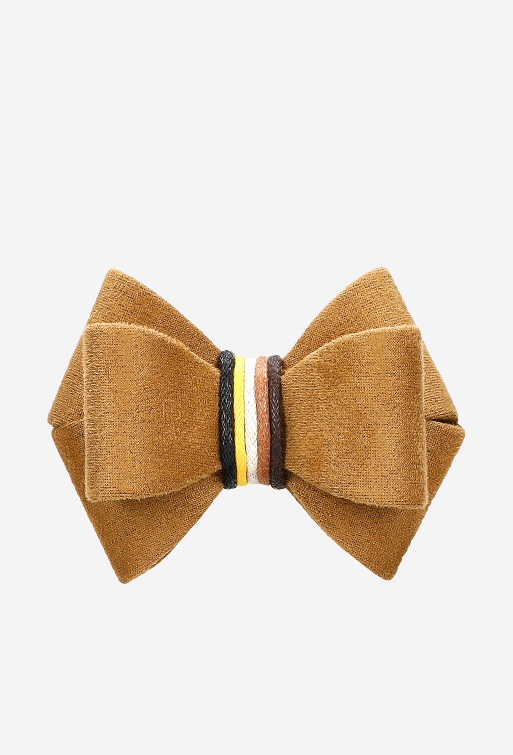 Brązowe kokardki do butów przypinane na klips 98510-13 Widok 3