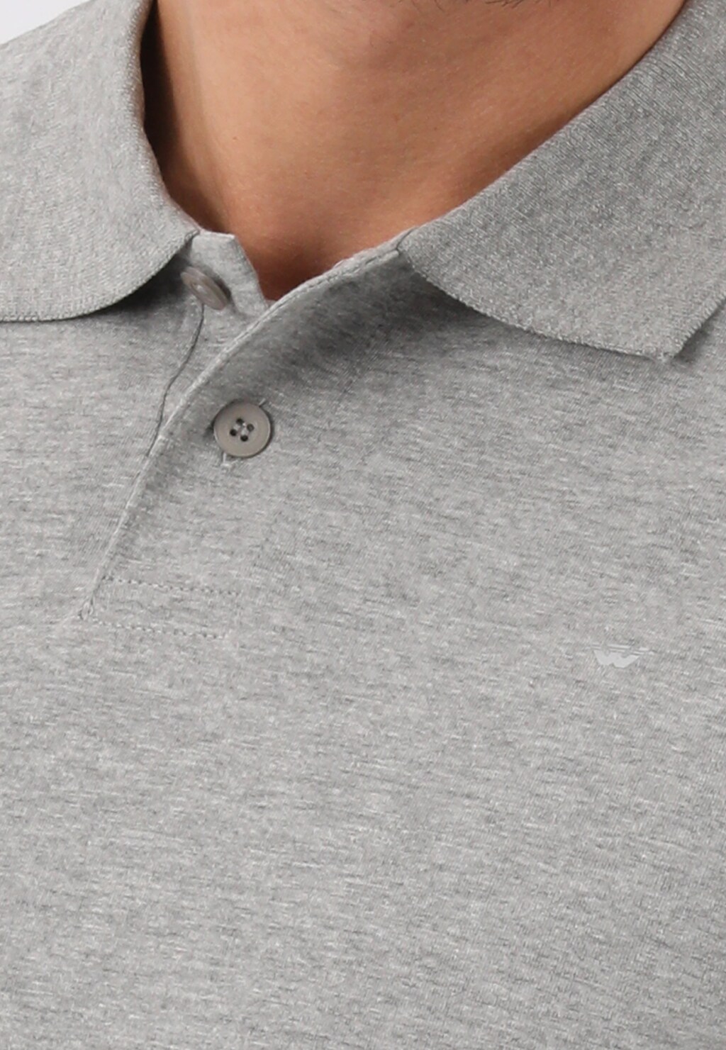 Ukážte svaly v šedom pánskom tričku s krátkym rukávom 98008-80 Widok 3