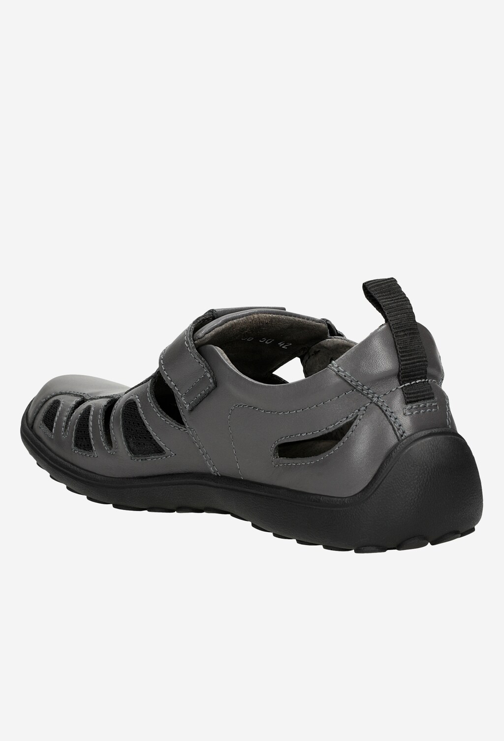 Popielate półbuty męskie w stylu casual 2156-50 Widok 4