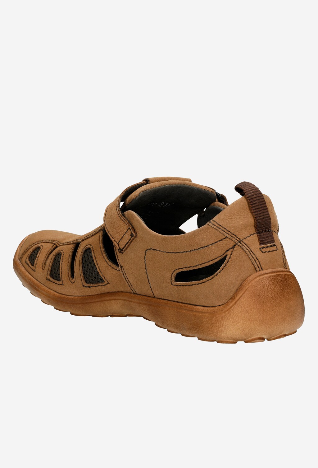 Półbuty męskie na lato w kolorze ciemnego beżu 2156-23 Widok 4