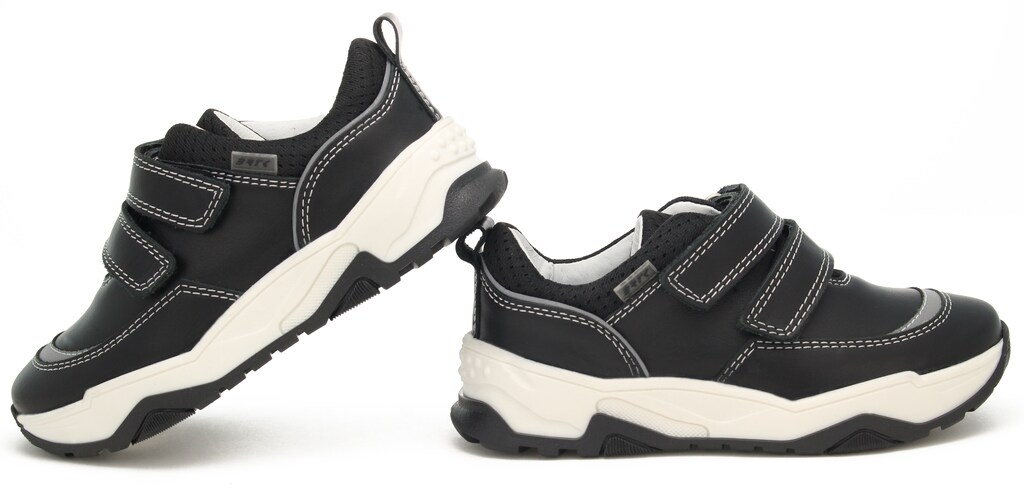 Półbuty BARTEK 5172-N2-S, dla chłopców, czarno-biały Widok 6