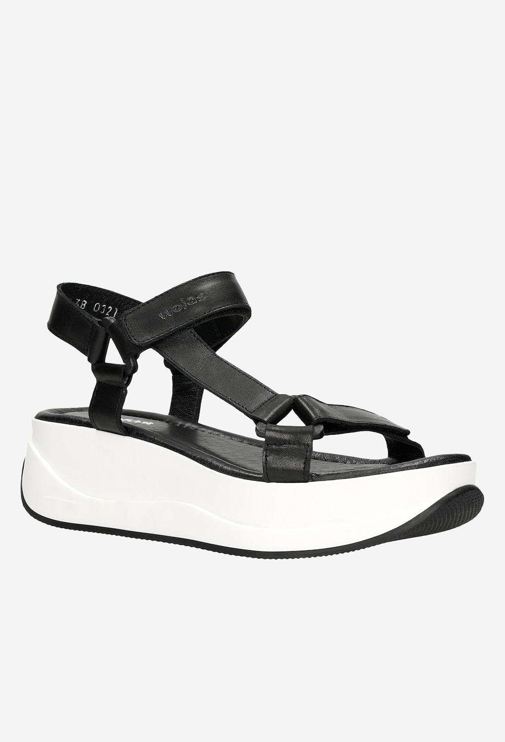 Kožené dámske sandále na leto s unikátnym vzhľadom 76087-51 Widok 3