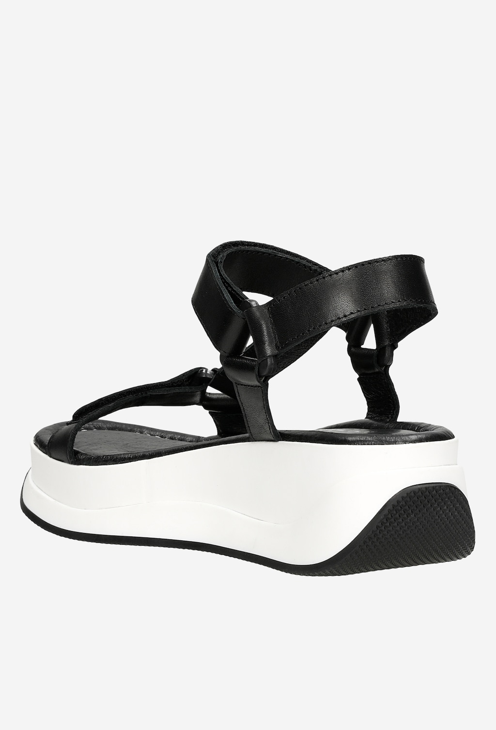 Kožené dámske sandále na leto s unikátnym vzhľadom 76087-51 Widok 4