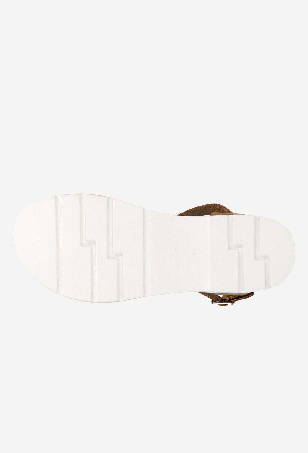 Sandały damskie na płaskiej podeszwie beżowe 76019-84 Widok 6