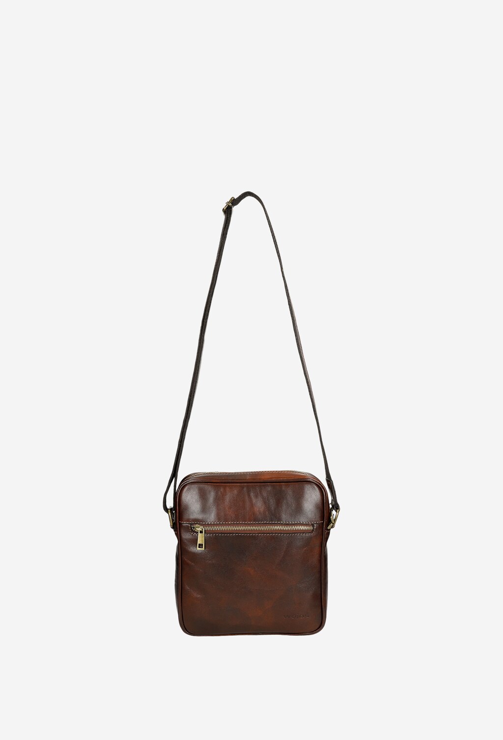 Torba męska na ramię brązowa 80139-52 Widok 5