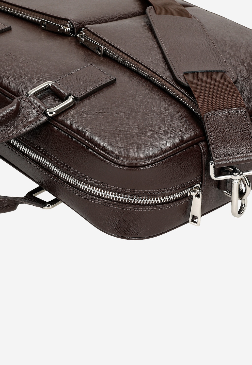 Hnedá pánska taška na notebook každého pracanta 80147-52 Widok 7