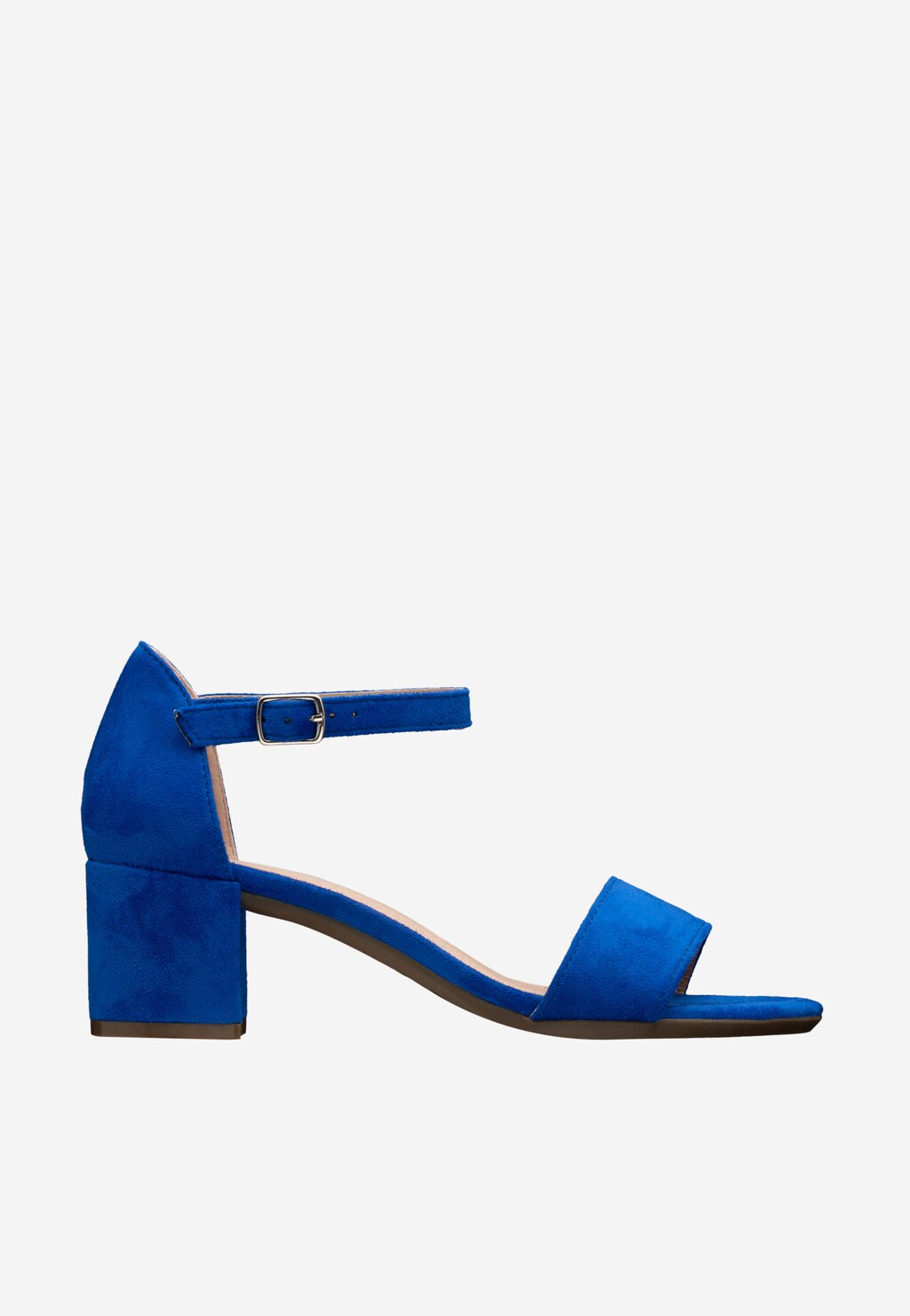 WJS niebieskie sandały damskie na niskim obcasie WJS74013-66 Widok 2