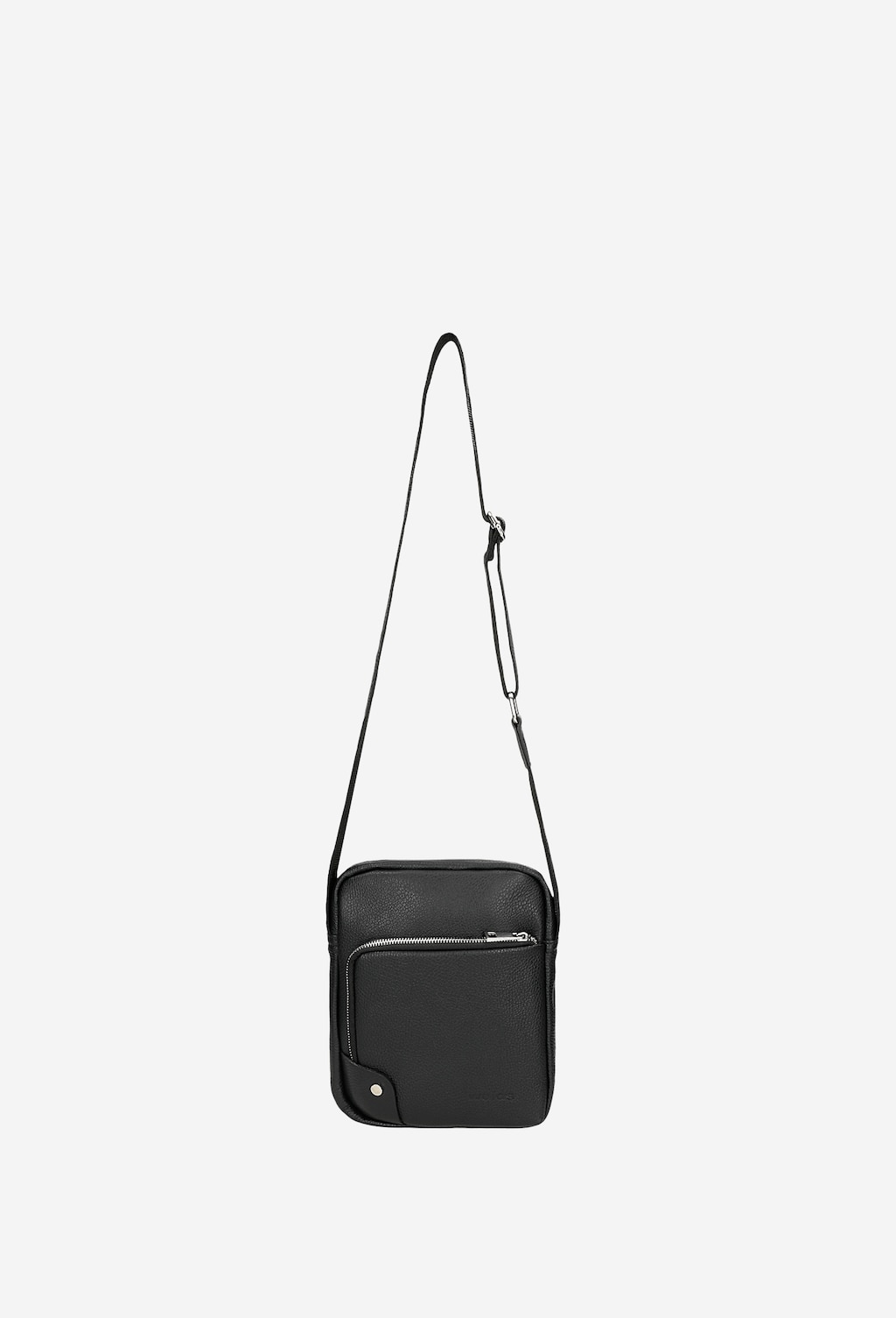Czarna torba męska na ramię - crossbody bag 80137-51 Widok 4