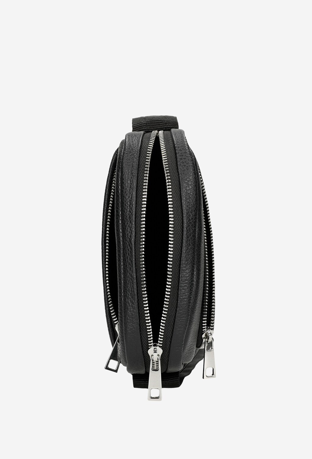 Czarna torba męska na ramię - crossbody bag 80137-51 Widok 6