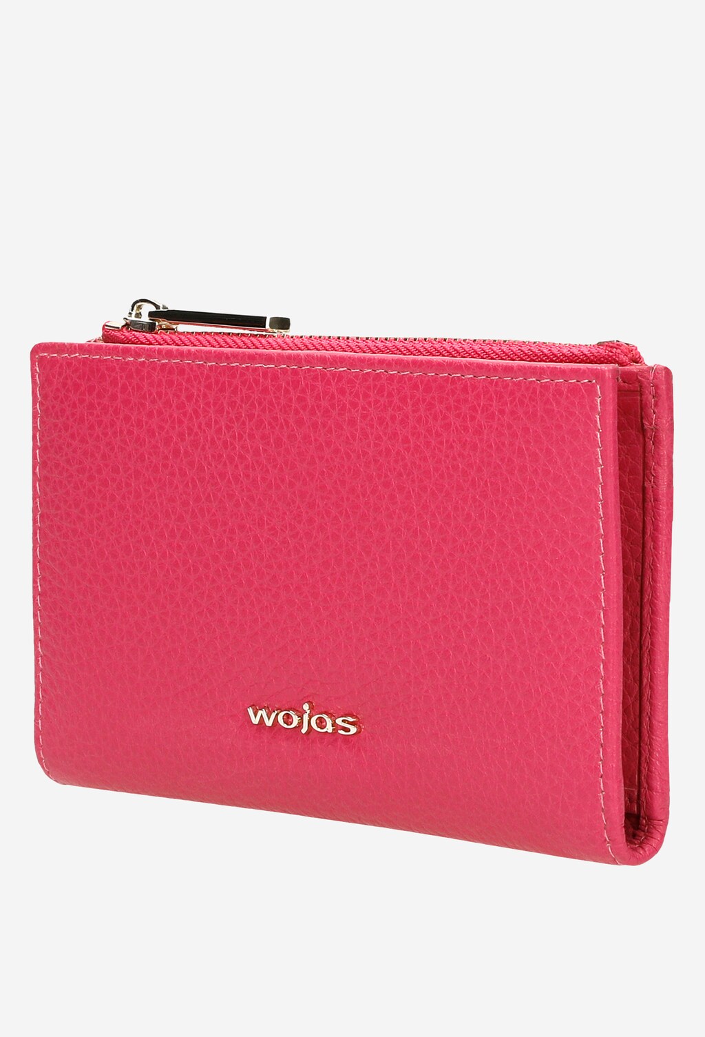 Różowy skórzany portfel damski  91022-54 Widok 3