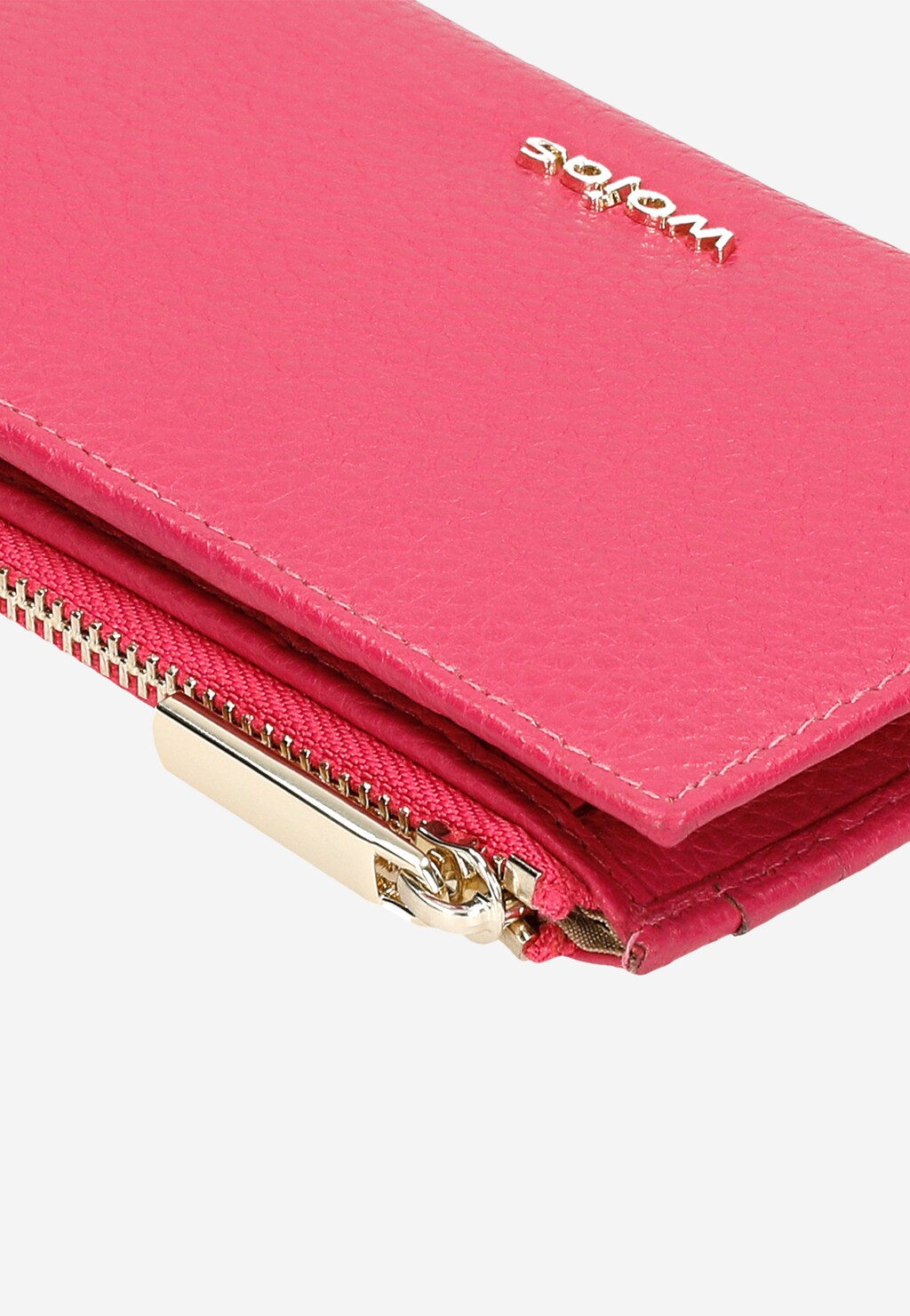 Różowy skórzany portfel damski  91022-54 Widok 7