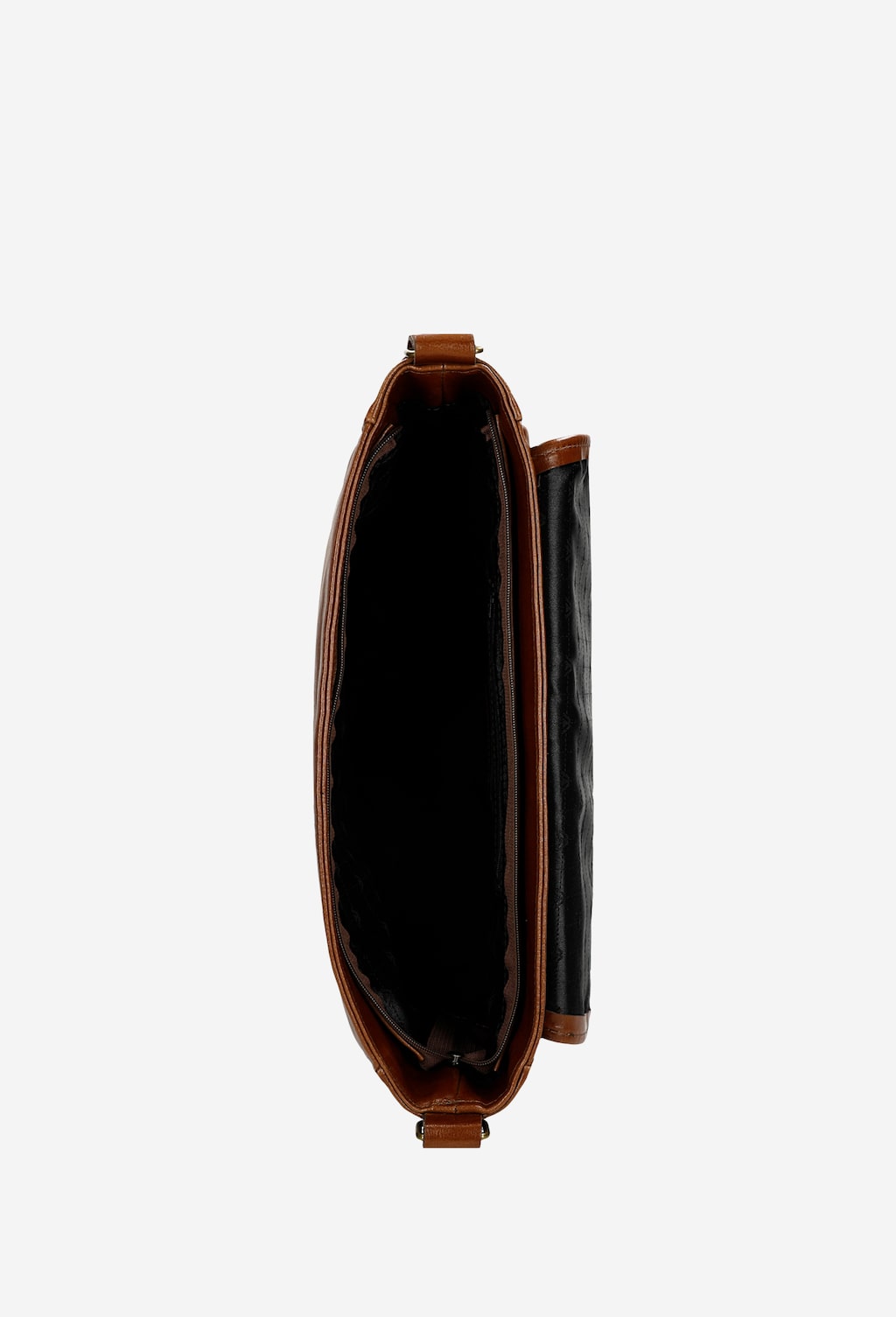 Duża brązowa torba męska ze skóry licowej 80145-52 Widok 6