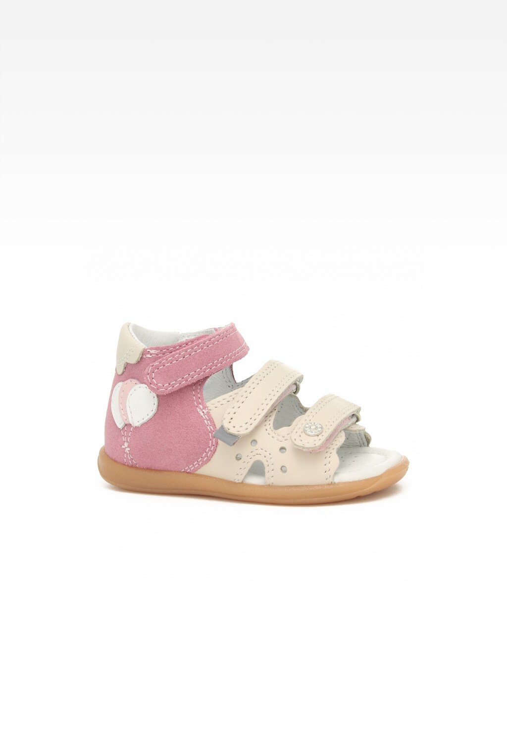 Sandały BARTEK 71158-0001, dla dziewcząt, beżowo-różowy Widok 1
