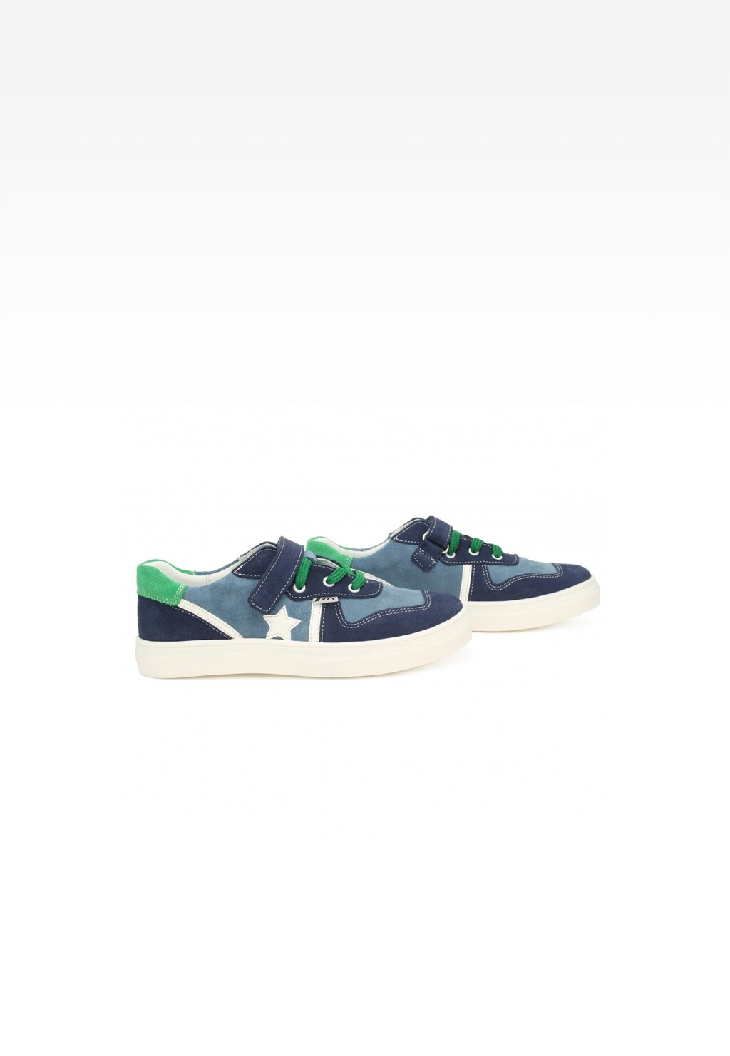 Półbuty BARTEK 18312004, granatowo-niebieski Widok 7