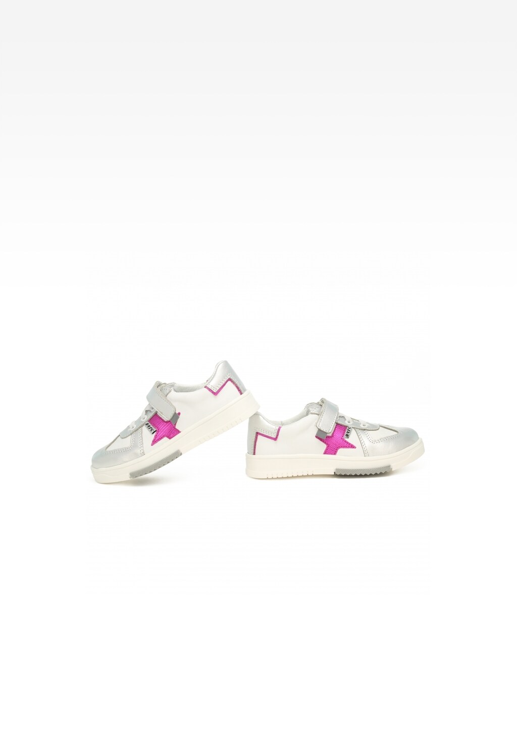 Półbuty BARTEK 18326004, dla dziewcząt, biało-srebrny Widok 6