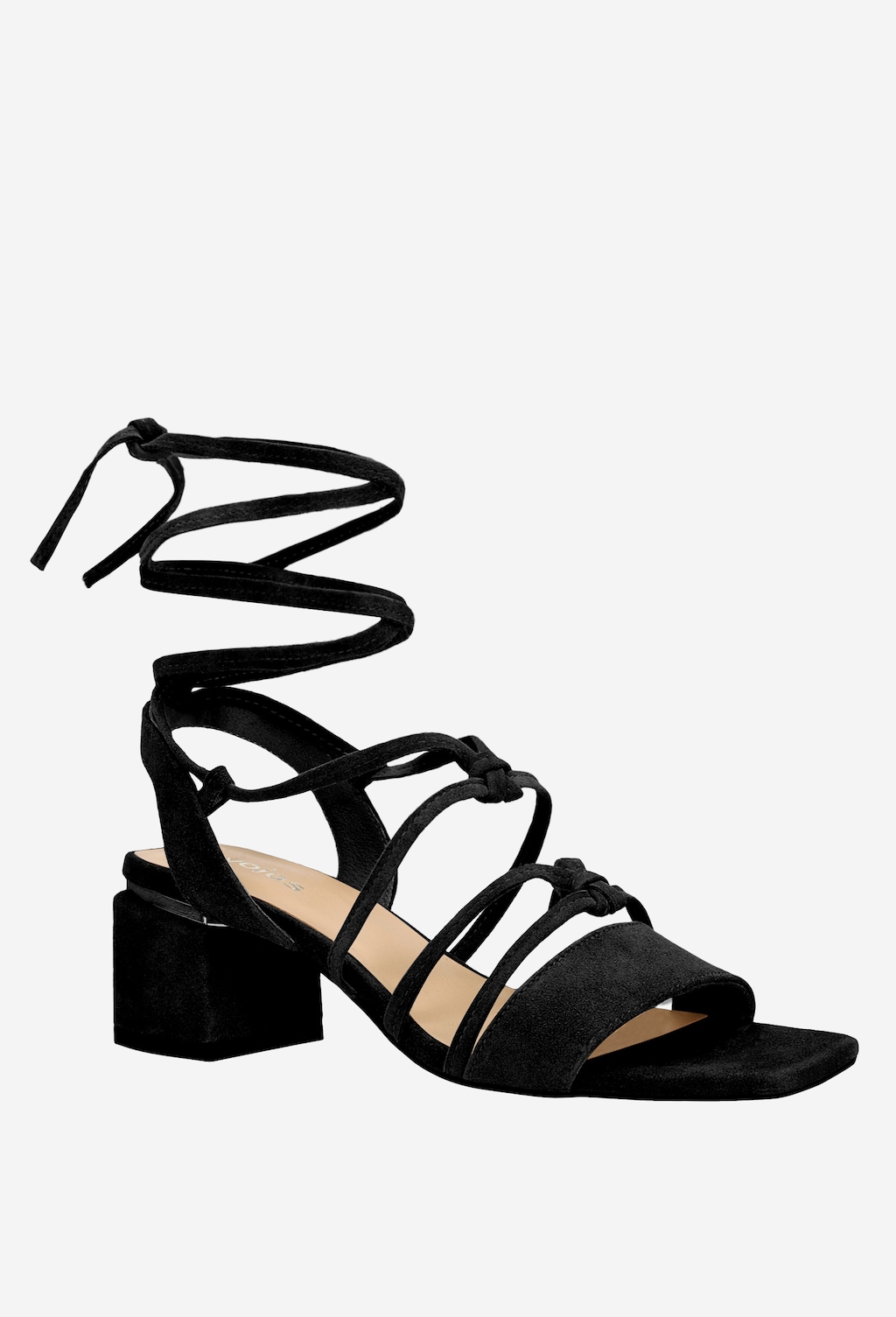 Čierne dámske sandále na leto, ktorými si omotáte každého 76077-61 Widok 3