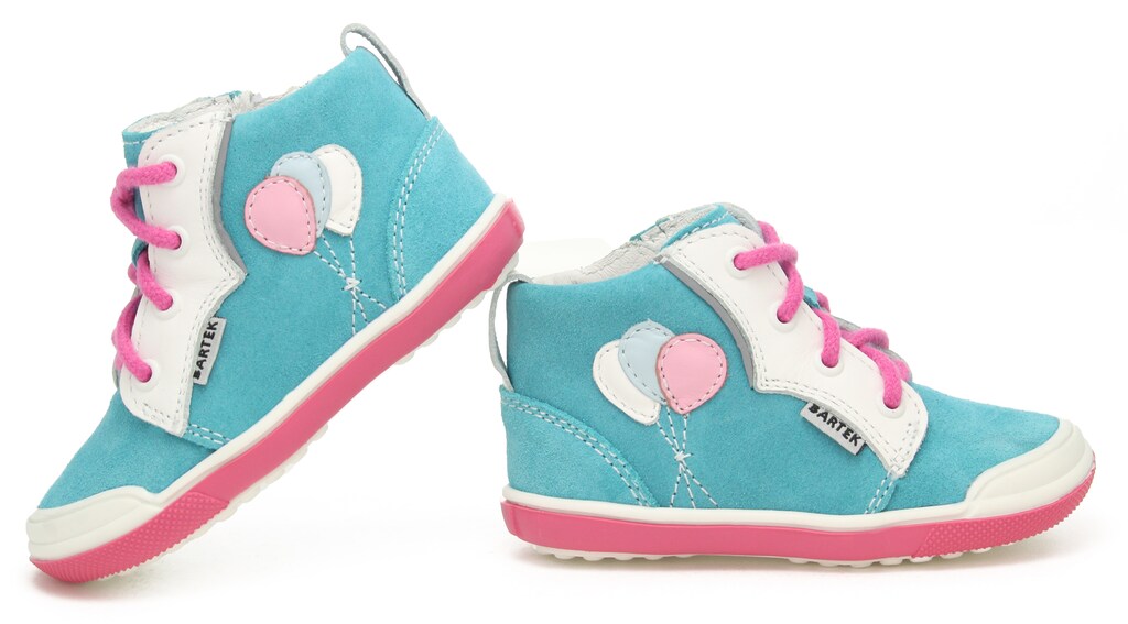 Trzewiki BARTEK 81844-001, dla dziewcząt, turkusowy Widok 6