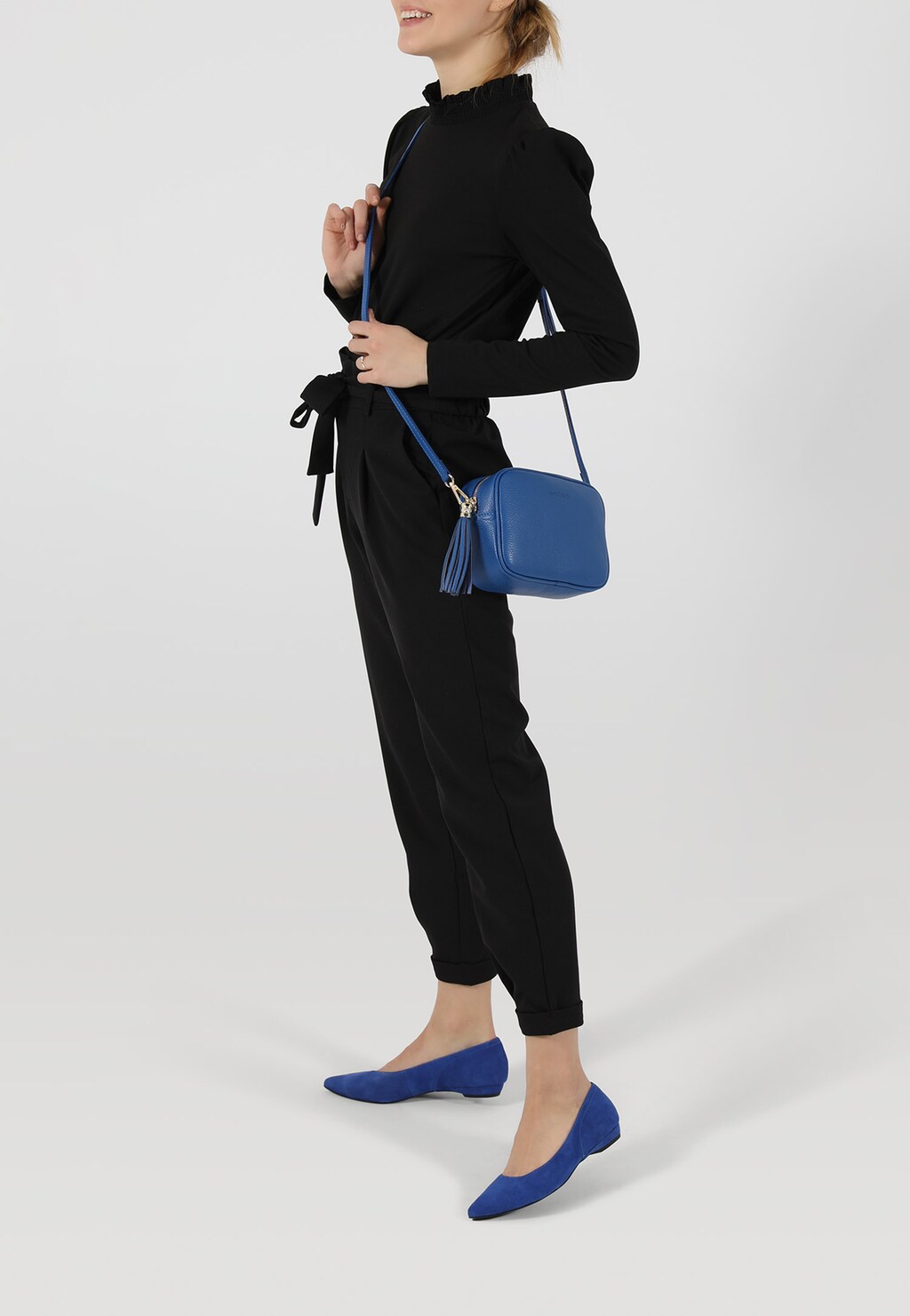 Mała niebieska torebka damska z kolekcji limitowanej 80102-56 Widok 1