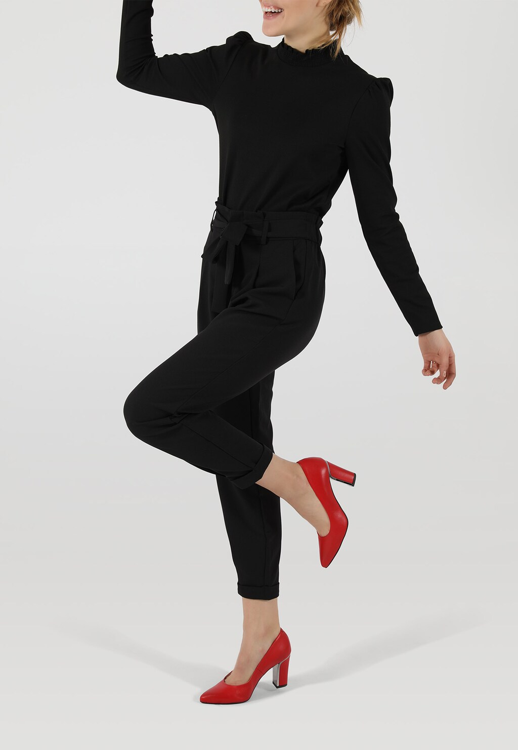 Kožené elegantné dámske lodičky vo farbách lásky 35044-55 Widok 8