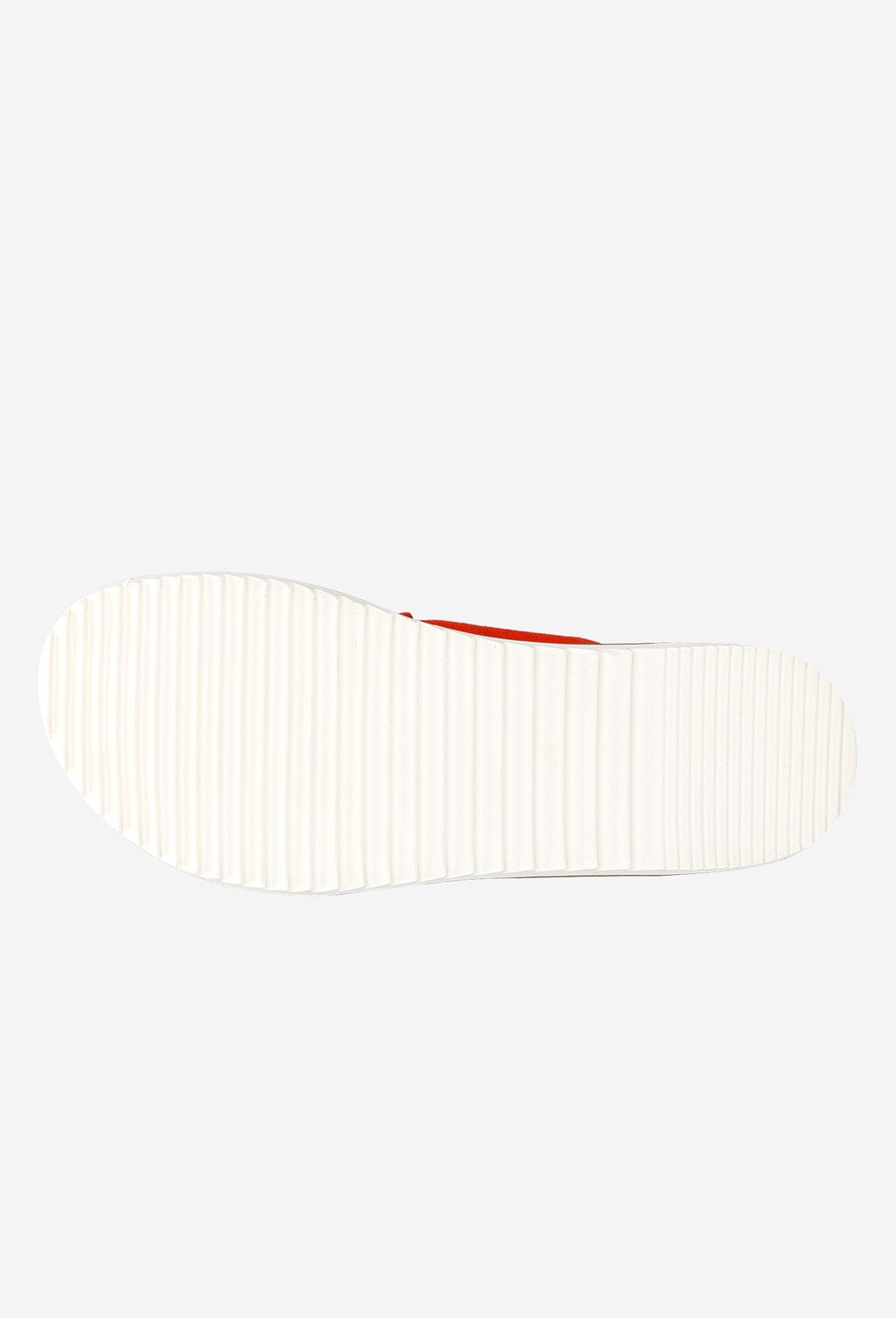 Decentní červené dámské nazouváky s vysokou podrážkou 74038-65 Widok 6