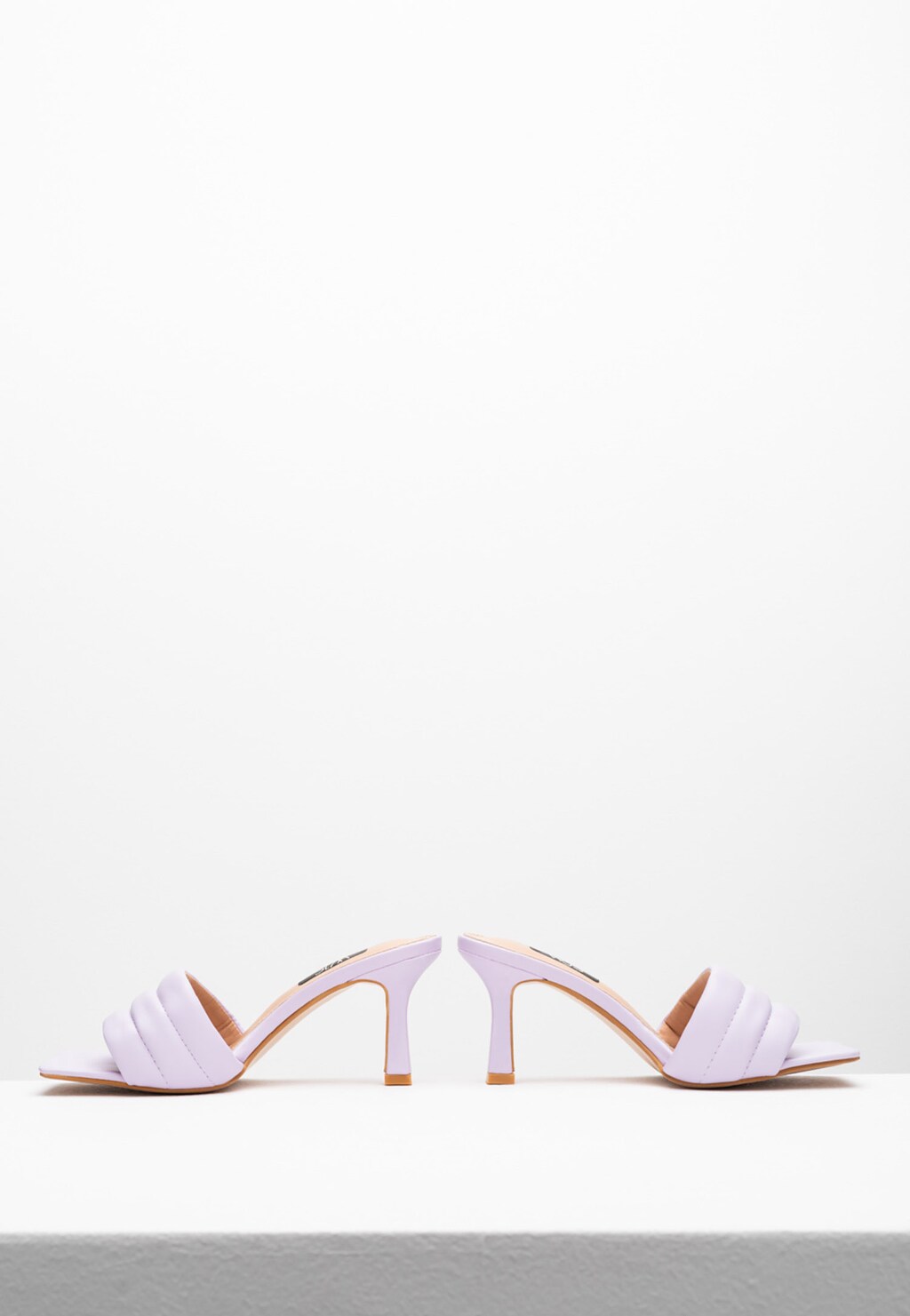 WJS fioletowe klapki damskie na szpilce WJS71024-56 Widok 3