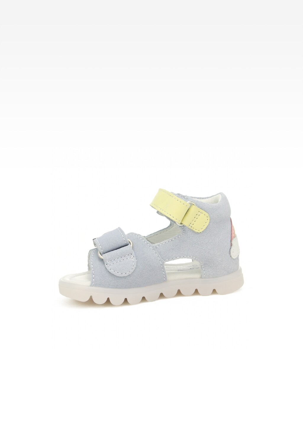 Sandały BARTEK 114590-03, dla dziewcząt, niebiesko-żółty Widok 4