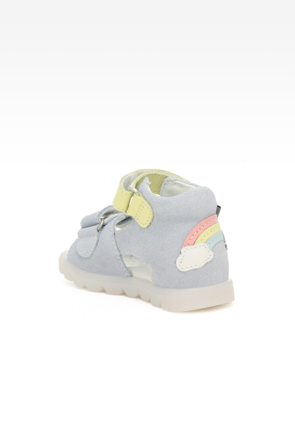 Sandały BARTEK 114590-03, dla dziewcząt, niebiesko-żółty Widok 5