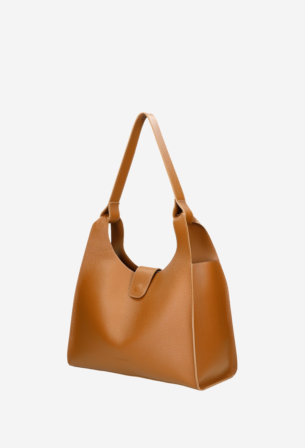 Duża brązowa torebka na co dzień 80125-54 Widok 2