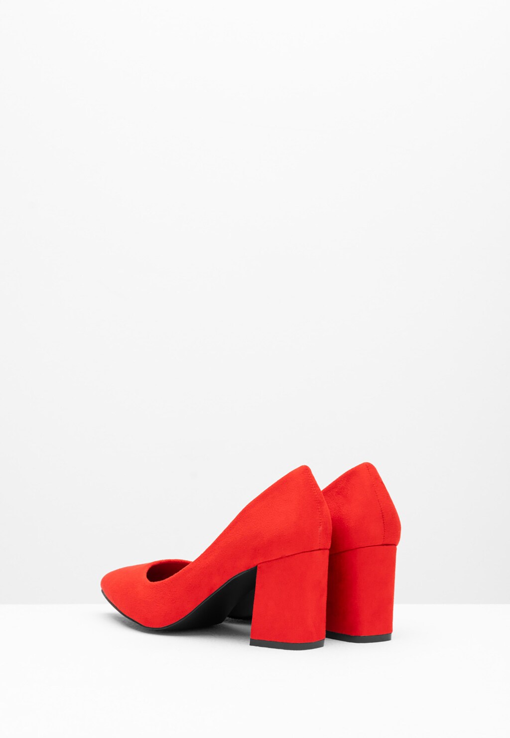 WJS czerwone czółenka damskie na obcasie WJS35005-65 Widok 4
