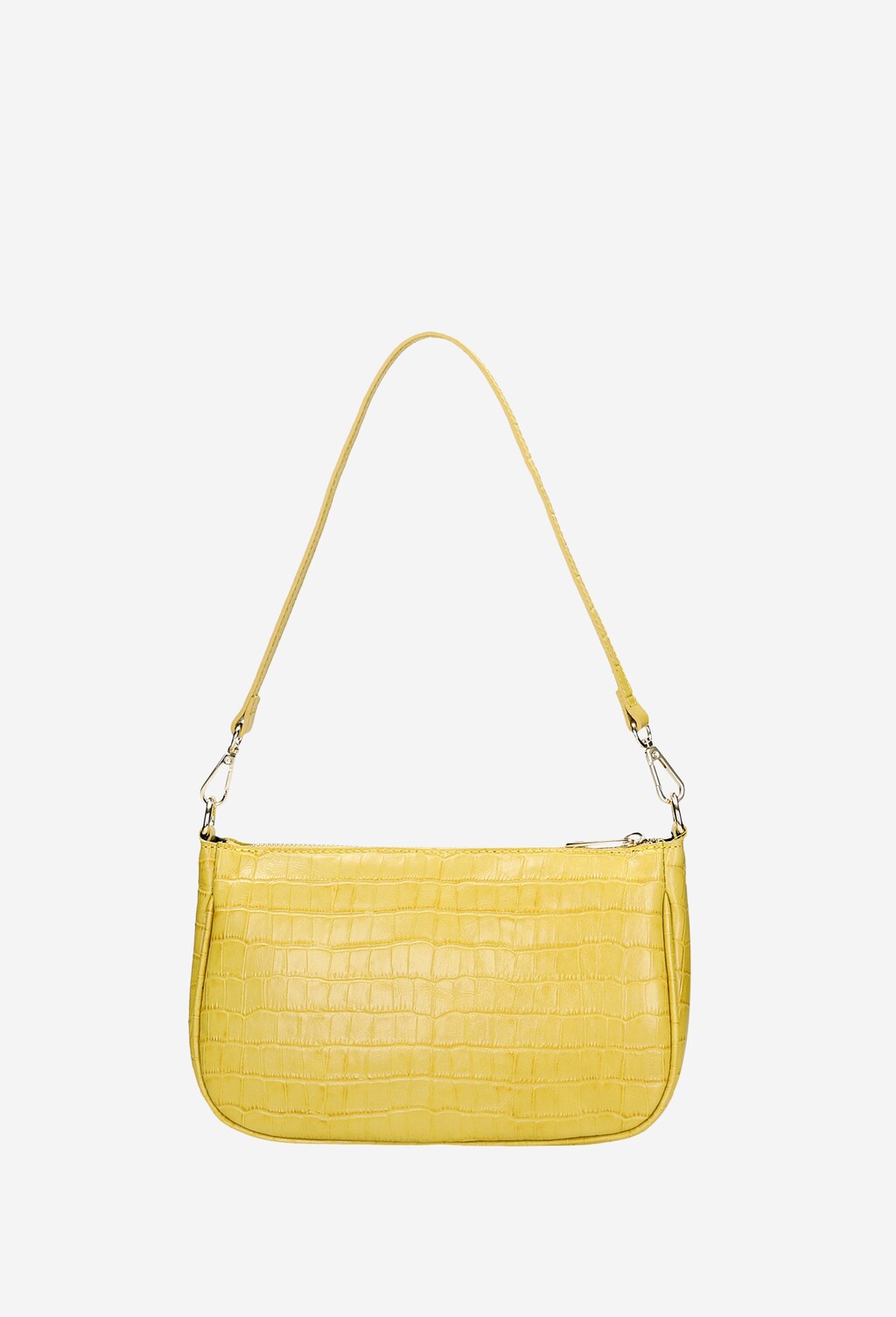 Żółta torebka z ozdobnym tłoczeniem 80146-58 Widok 4