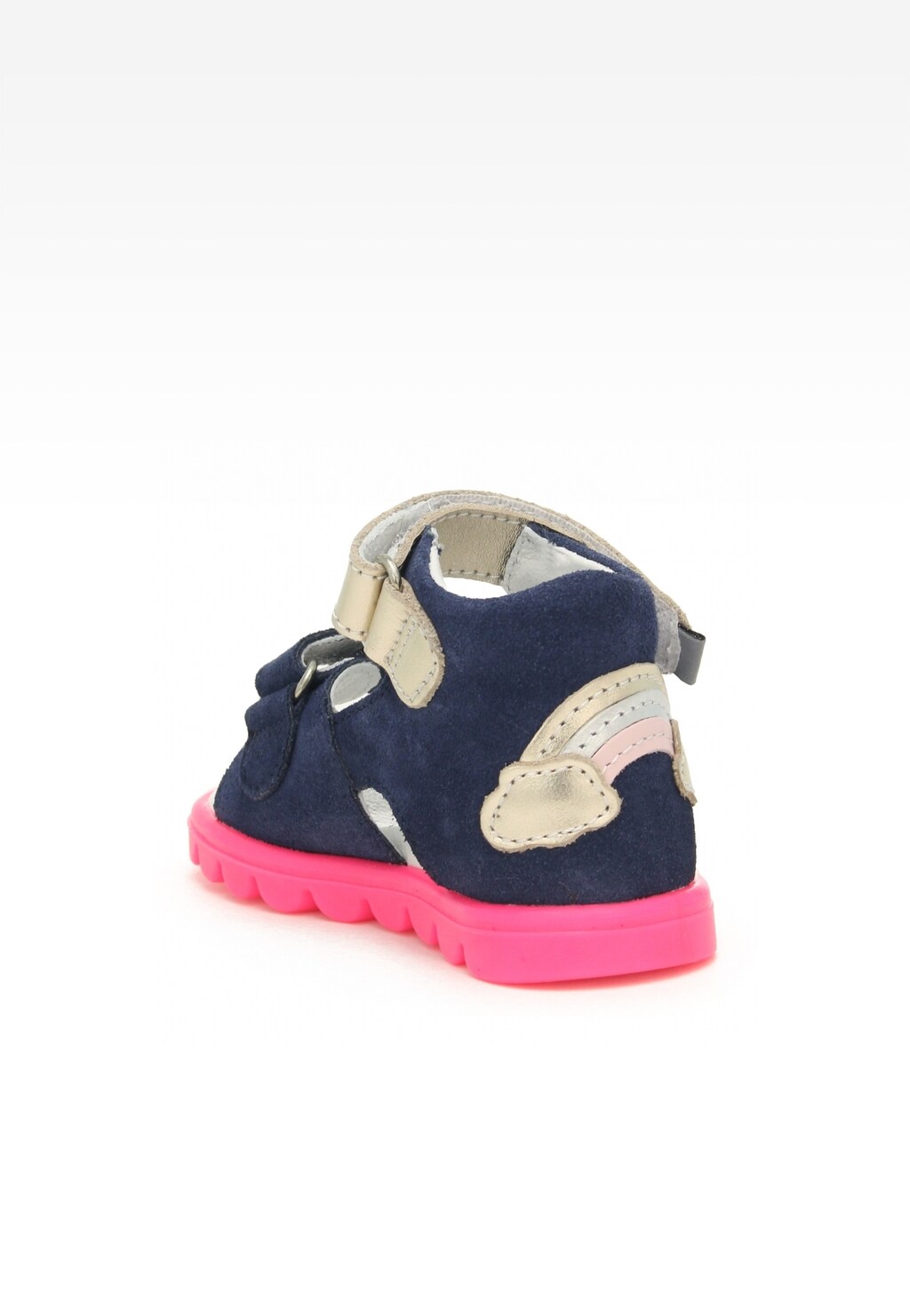Sandały BARTEK 114590-06, dla dziewcząt, granatowo-różowy Widok 5
